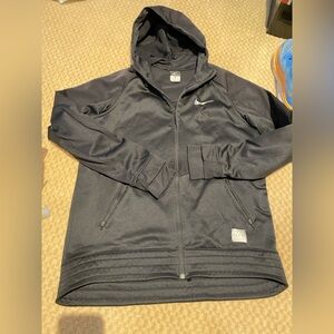 Nike hyper elite large zip up jacket mens black